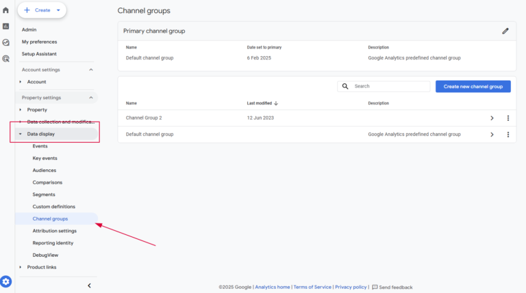 Channel Groups