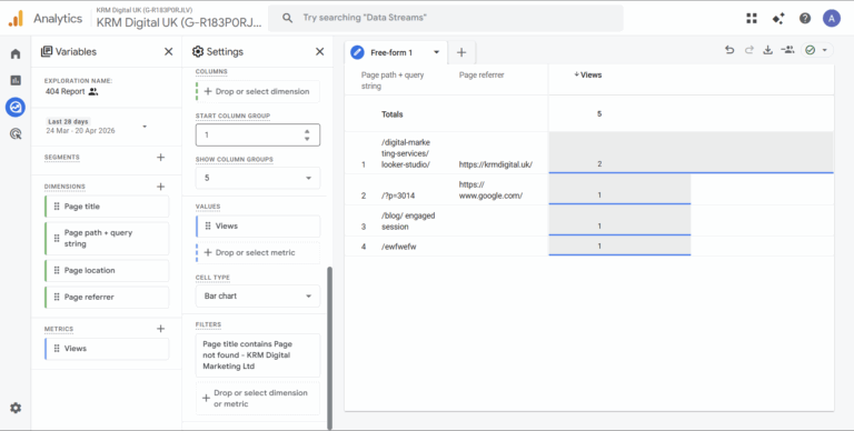 Broken Pages Referrer